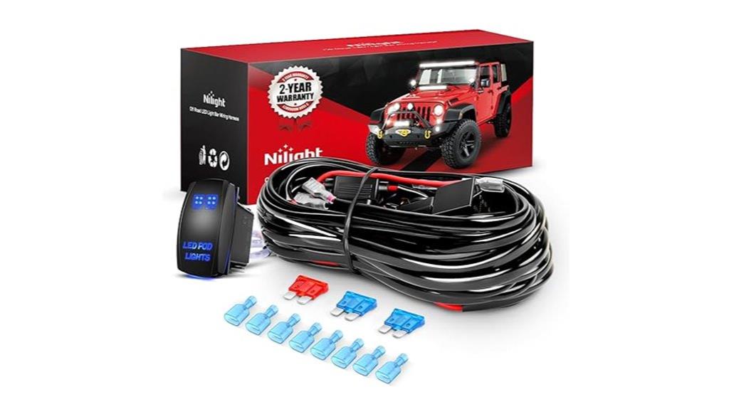 led pod lights wiring