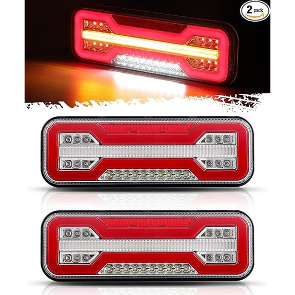 PARTSam LED Truck Trailer Tail Lights (2pcs)