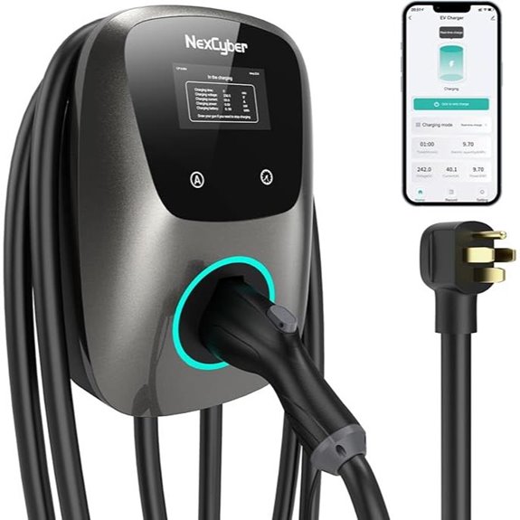 Level 2 WiFi EV Charger with 25ft Cable