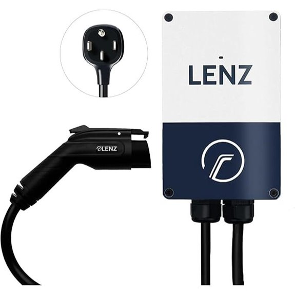LENZ Level 2 40A EV Charging Station with NEMA 14-50