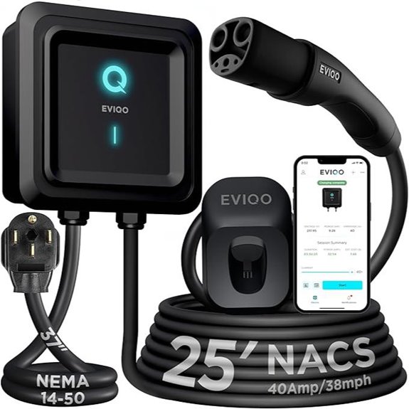 EVIQO Level 2 EV Charger with NACS Compatibility
