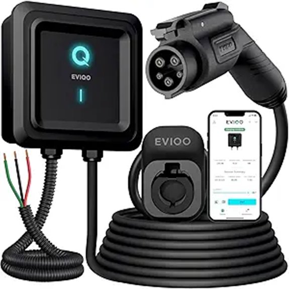 EVIQO Level 2 48A EV Charger with Cord