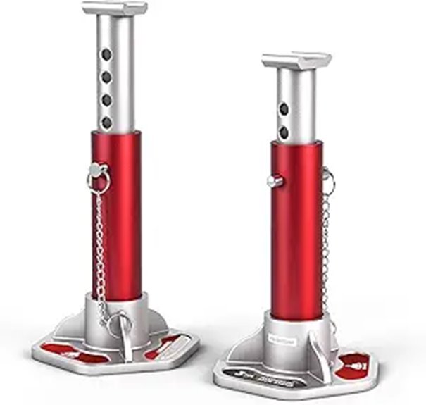 Aluminum Jack Stands for Cars & Light Trucks (Pair)