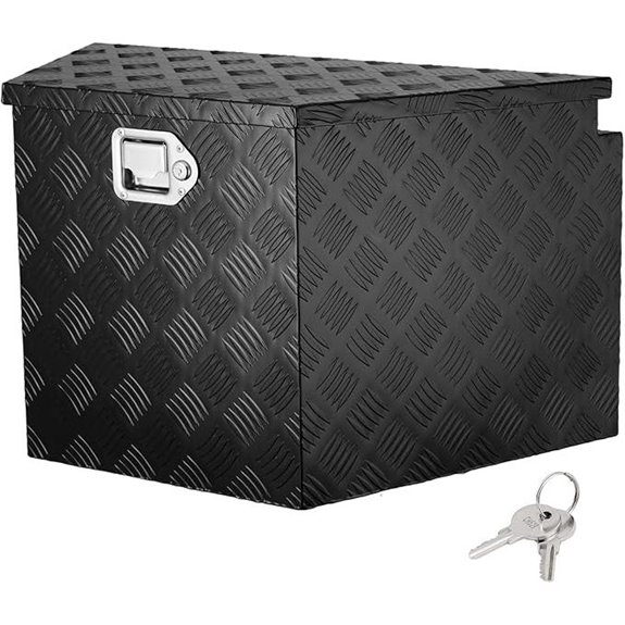 Vevor Trailer Tongue Box with Lock Aluminum Alloy