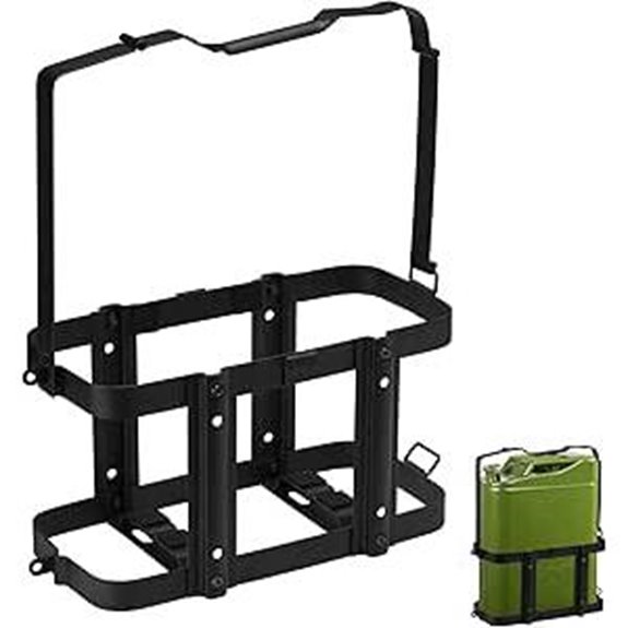 Mayouko Lockable Jerry Can Holder Rack