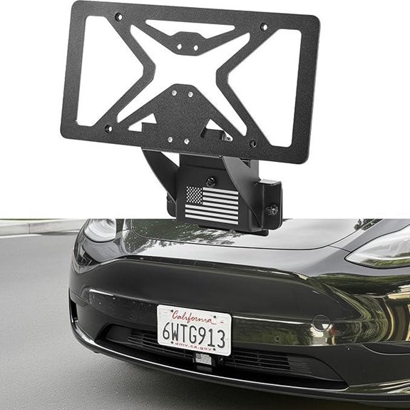 JOYTUTUS Model Y License Plate Mount Lockable No Drill