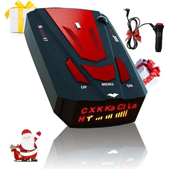 Laser/Radar Detector with LED Display and Long Range