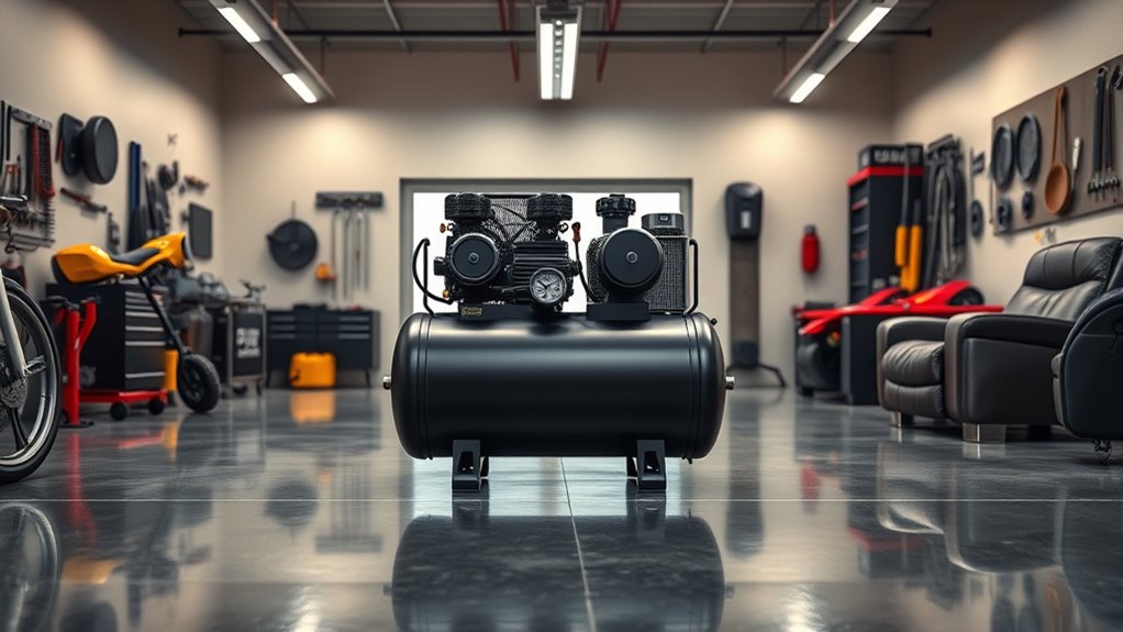 luxury garage compressor considerations