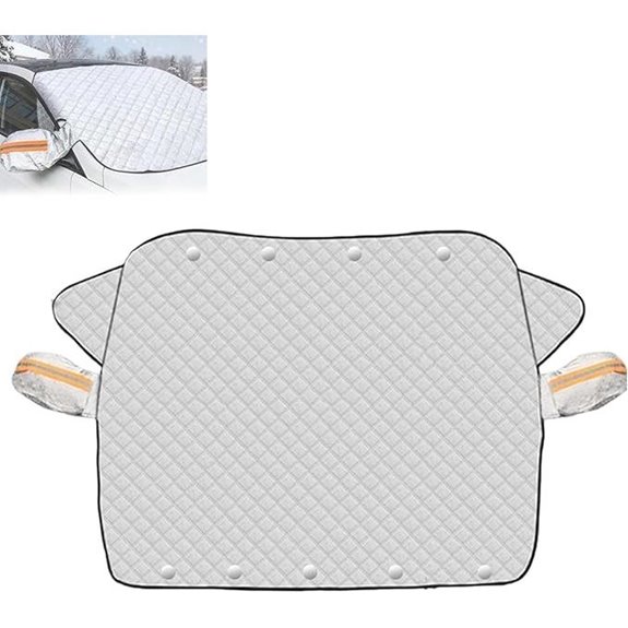 Magnetic 4-Layer Windshield Cover for Cars and SUVs