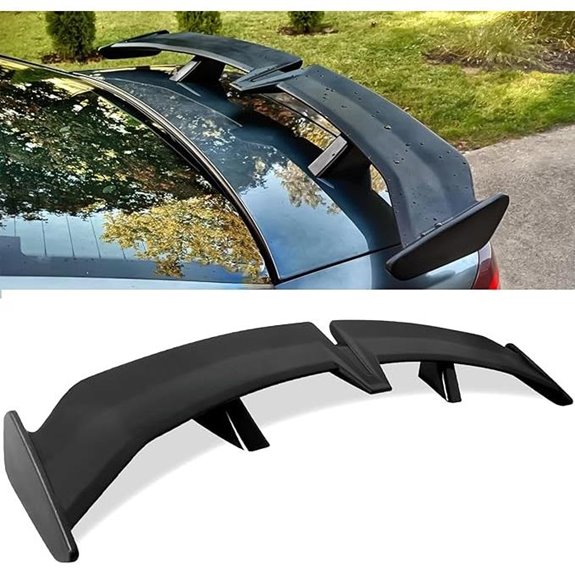 54 Inch Universal Rear Trunk Spoiler Matte Black