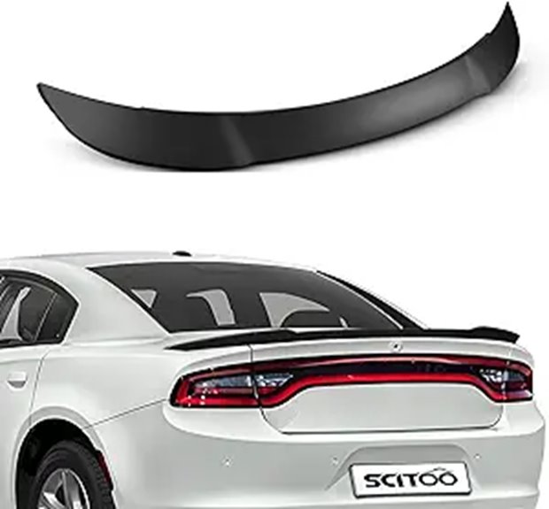 SCITOO Dodge Charger Matte Black Rear Spoiler