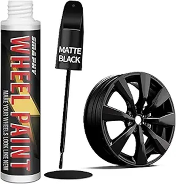 SMAPHY Matte Black Rim Touch Up Paint