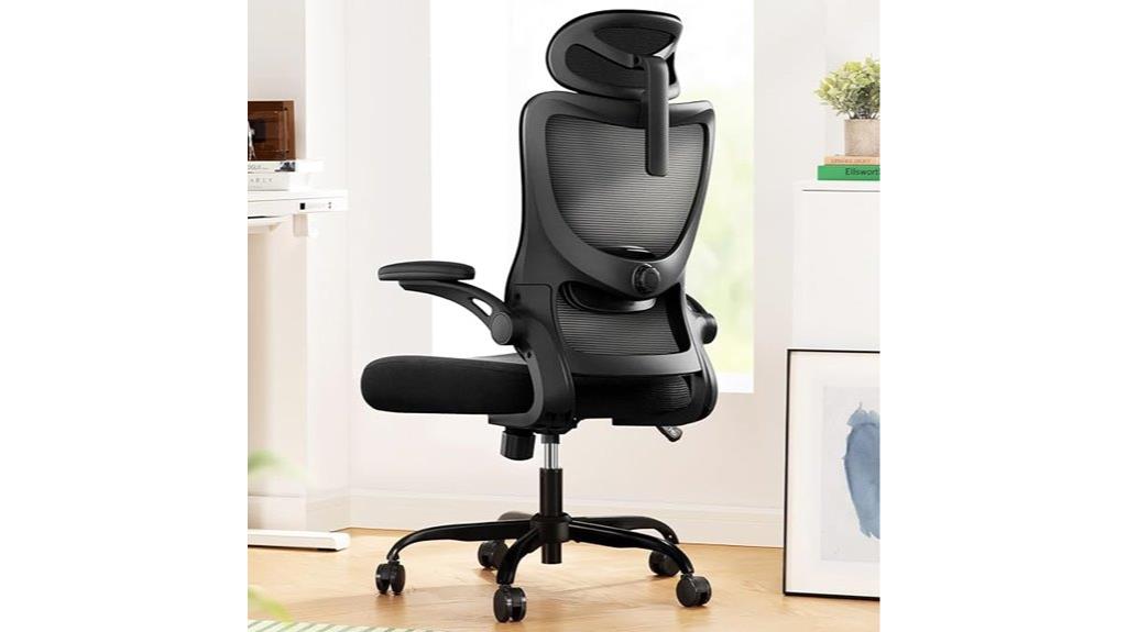 mesh lumbar adjustable chair