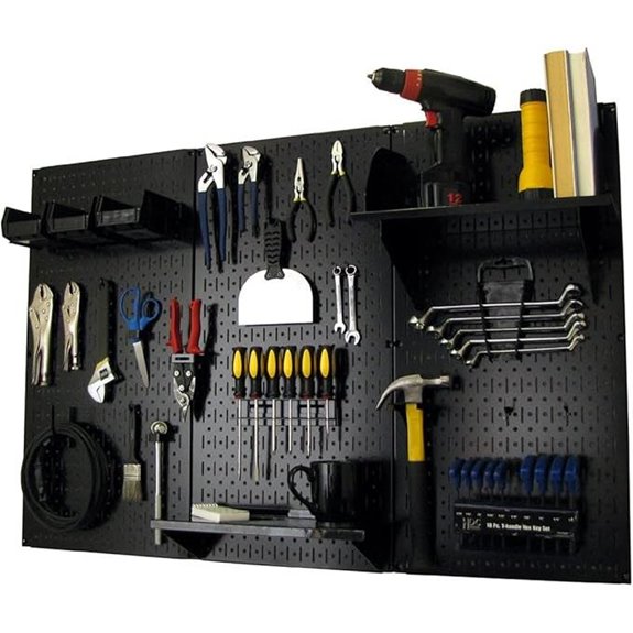 Wall Control 4ft Metal Pegboard Tool Storage Kit