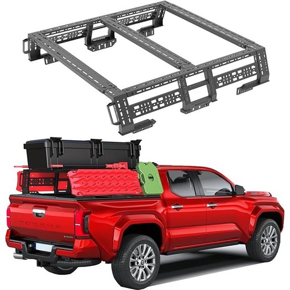 Mid-Size Pickup Fit for Overland Bed Rack/Adjustable Truck Cargo Carrier