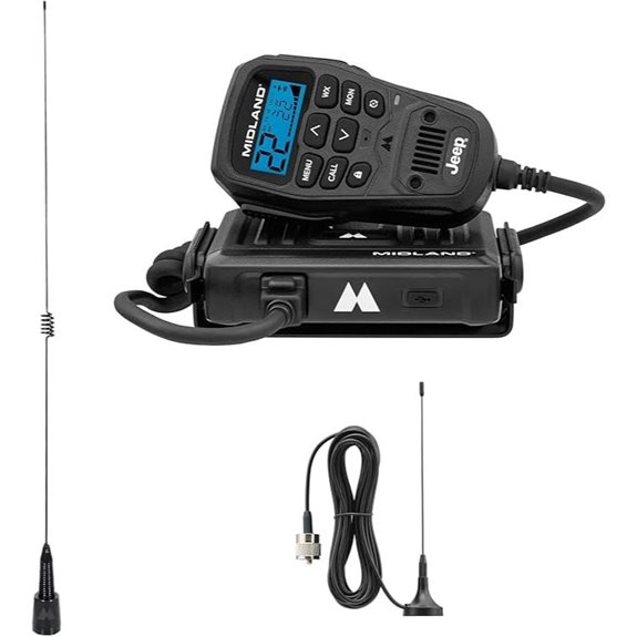 Midland MXT275 GMRS Radio & External Antenna