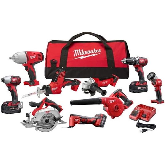 Milwaukee M18 9-Tool Cordless Combo Kit with Batteries