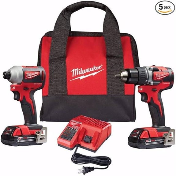 Milwaukee M18 Compact Brushless 2-Tool Combo Kit