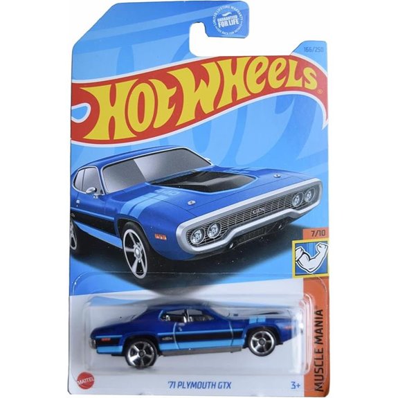 Hot Wheels '71 Plymouth GTX Muscle Mania 7/10 [Blue] 166/250
