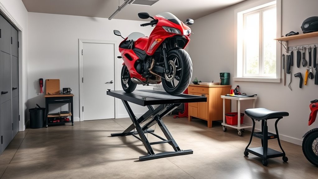 motorcycle lift selection considerations