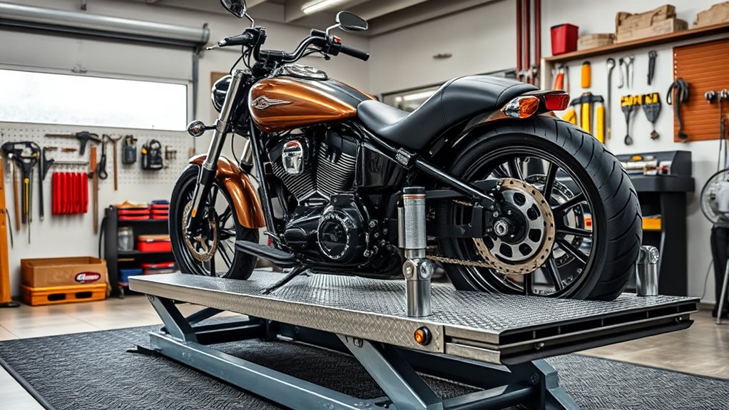 motorcycle lift selection criteria