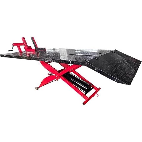 KATOOL Motorcycle Lift with Side Extension