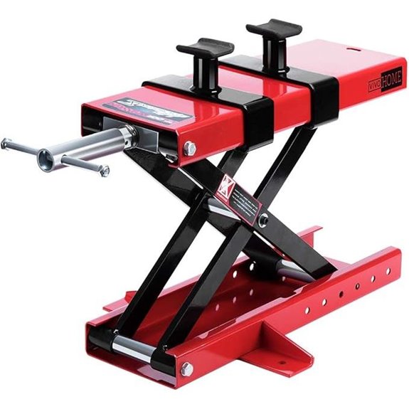 VIVOHOME Motorcycle Lift 1100 LBS with Saddle
