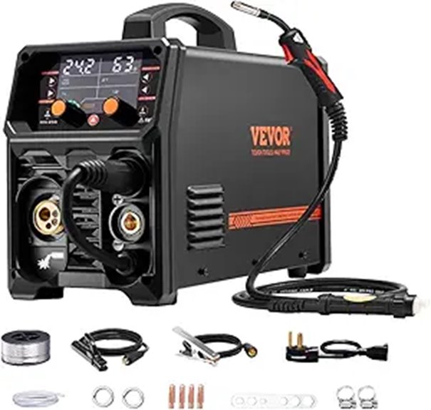 VEVOR 5-in-1 MIG Welder with LCD Display