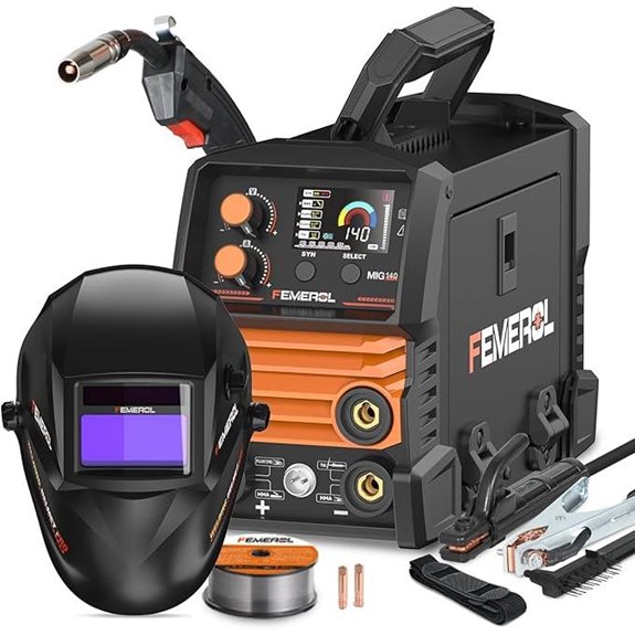 140A 3-in-1 MIG Welder with TIG & Stick Functions