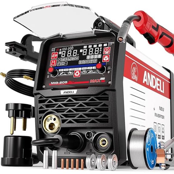 ANDELI 205A 6-in-1 MIG & Stick Welding Machine