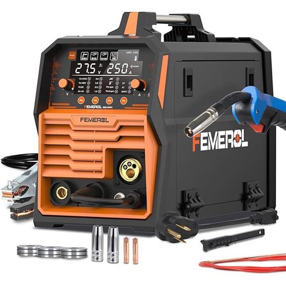 250A Multi-Process MIG Welder with Spool Gun