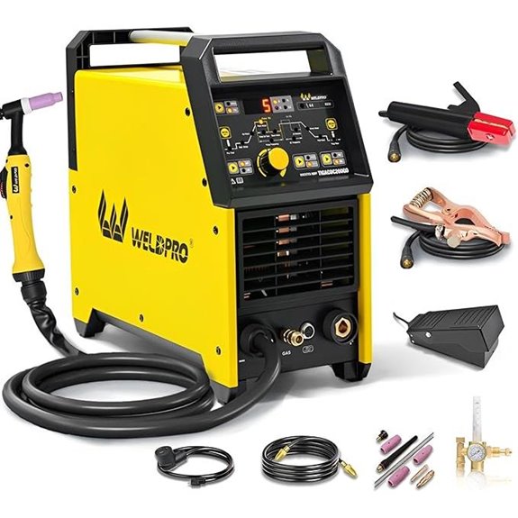 Weldpro 200A Multi-Process TIG Welder with Foot Pedal
