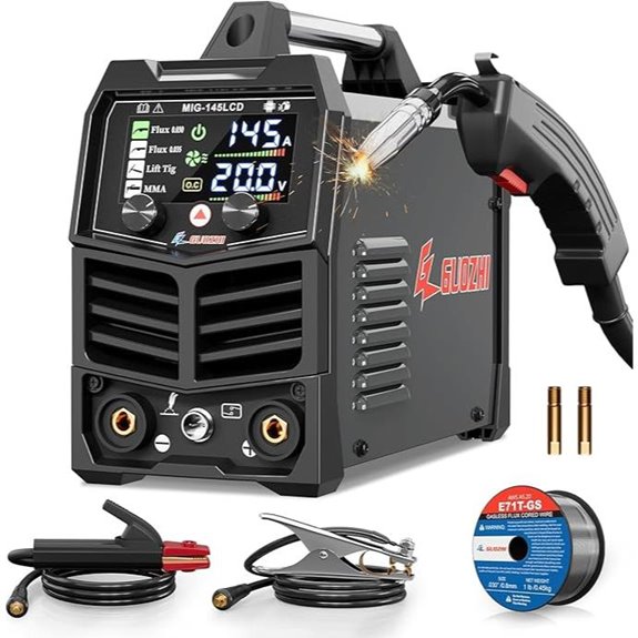 GZ GUOZHI 145A Multi-Process MIG/TIG/ARC Welder