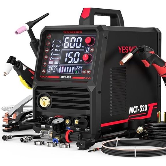YESWELDER 6-in-1 Multi-Process Welder & Plasma Cutter
