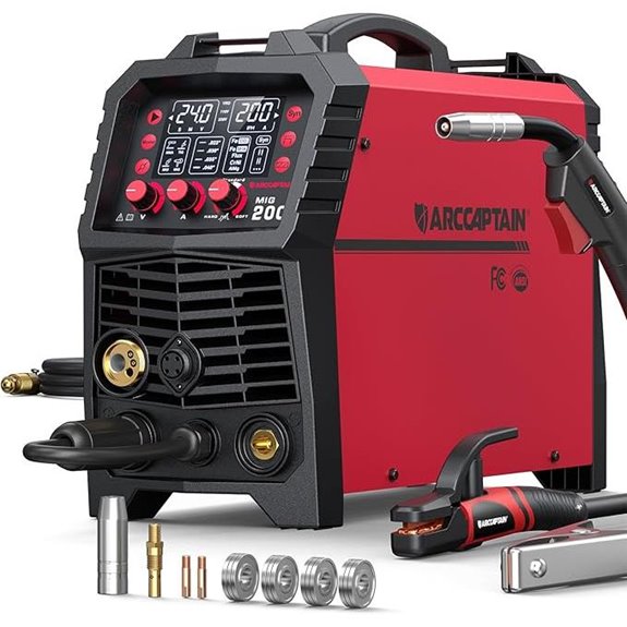 ARCCAPTAIN 6-in-1 MIG/Welder with Digital Display