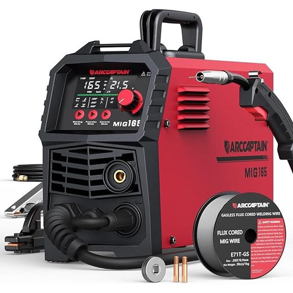 ARCCAPTAIN 165A MIG Welder 4-in-1 IGBT Inverter