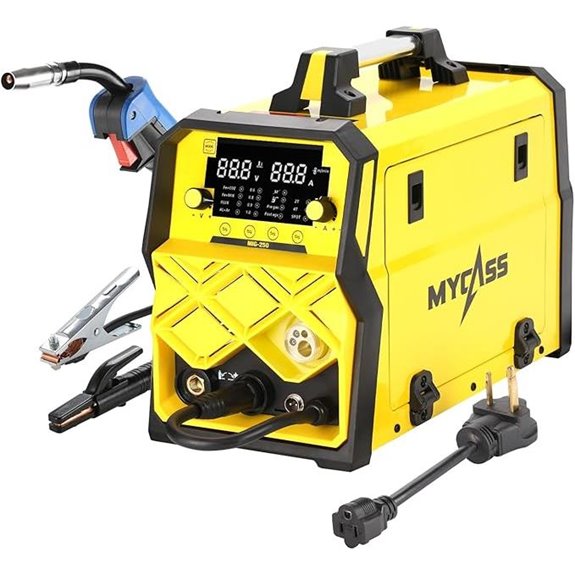 250A 5-in-1 MIG TIG Stick Flux Core Welder
