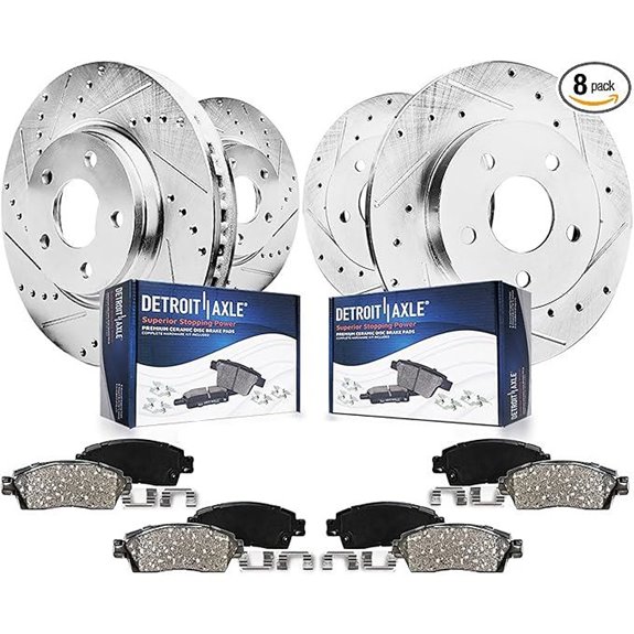 Detroit Axle 8pc Brake Kit for 2015-2020 Mustang