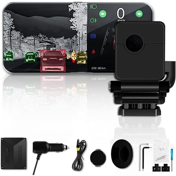 Thermal Car Camera with Night Vision and AI Alerts
