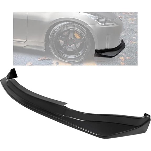 HECASA 3Pcs Nissan 350Z Front Bumper Splitters