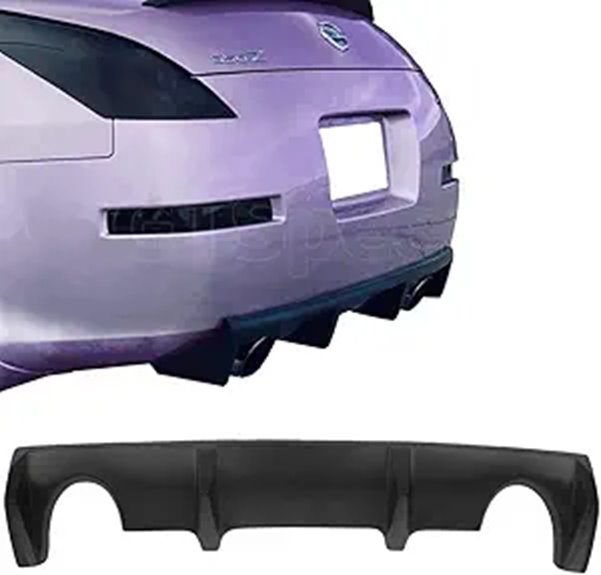 Nissan 350Z Z33 Rear Bumper Lip Diffuser Replacement