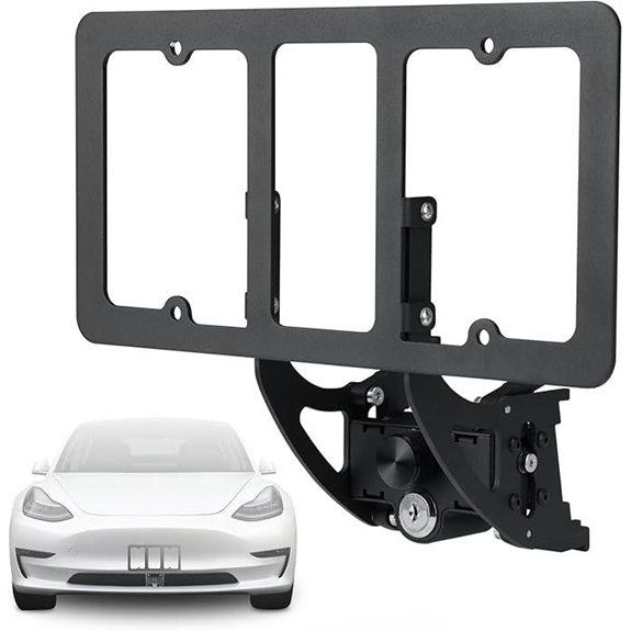 No Drill Front License Plate Holder for Model 3/Y