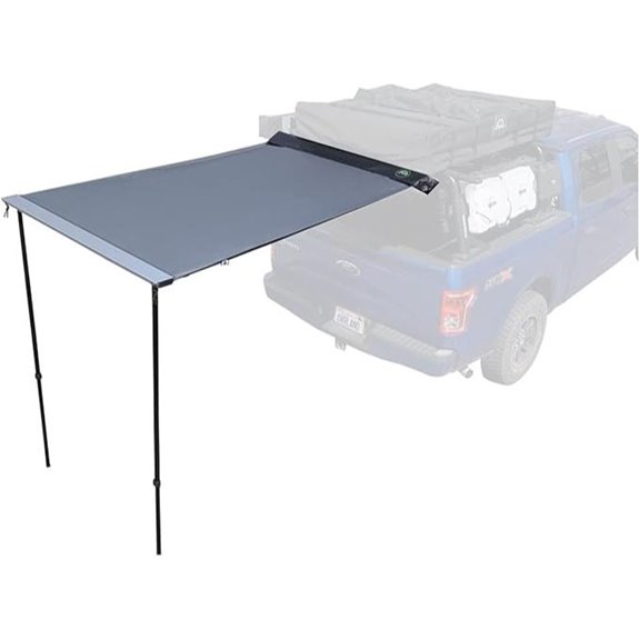 Overland Vehicle Systems 18039909 Nomadic Awning 4.5 Foot with Black Cover