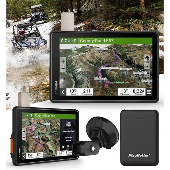 Garmin Tread Overland 8” Off-Road GPS Navigator Bundle