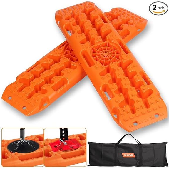 OULEME Off-Road Traction Boards with Jack Lift Base