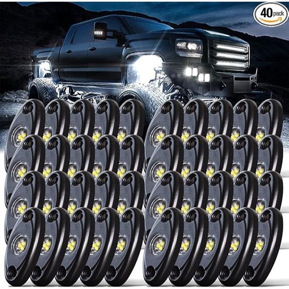 LEDMIRCY R1 White Rock Lights for Off-Road Vehicles