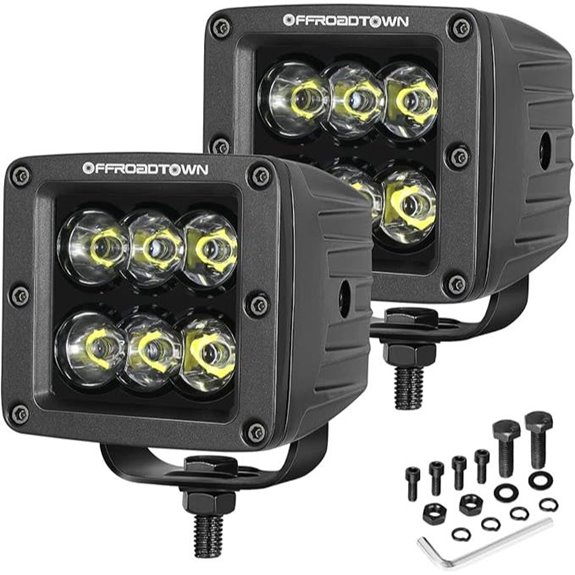 OFFROADTOWN 3inch 120W CREE LED Driving Lights