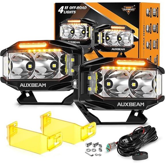 Auxbeam V-MAX 4-Inch LED Offroad Ditch Light