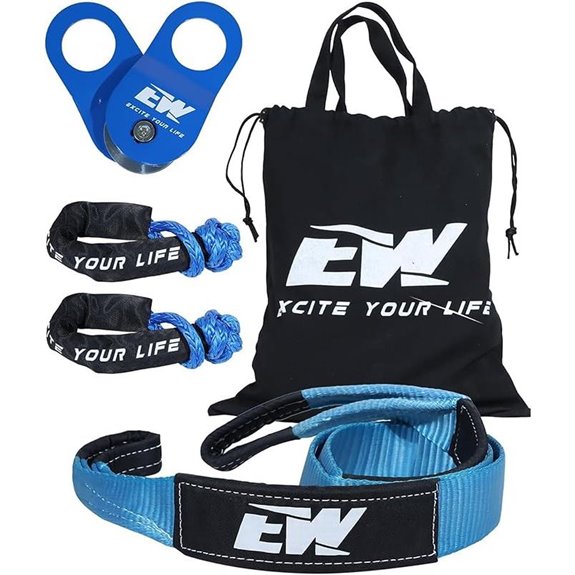 NIXFACE Offroad Recovery Kit with Snatch Block