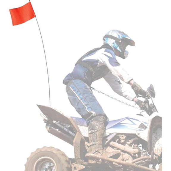 Checkers 7 Orange ATV Flag Pole Whip